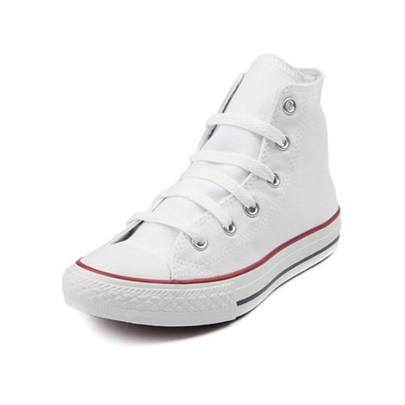 NWT Converse Boys Chuck Taylor Core Hi Optical White Canvas